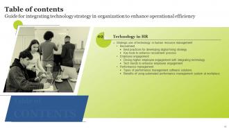 Guide For Integrating Technology Strategy In Organization To Enhance Operational Efficiency Strategy CD Adaptable Best