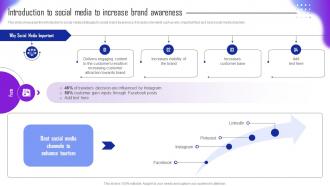 Guide For Tourism Marketing Plan Introduction To Social Media To Increase Brand Awareness MKT SS V