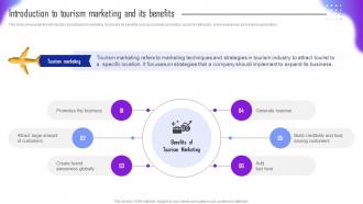 Guide For Tourism Marketing Plan Introduction To Tourism Marketing And Its Benefits MKT SS V