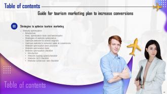 Guide For Tourism Marketing Plan To Increase Conversions Powerpoint Presentation Slides MKT CD V Slides Analytical