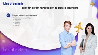 Guide For Tourism Marketing Plan To Increase Conversions Powerpoint Presentation Slides MKT CD V Designed Analytical