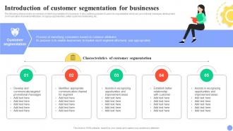 Guide For User Segmentation Introduction Of Customer Segmentation For Businesses MKT SS V