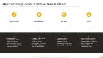 Guide Of Industrial Digital Transformation Major Technology Trends To Improve Medical Services