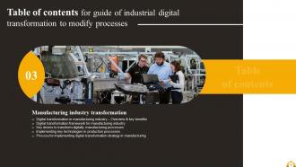 Guide Of Industrial Digital Transformation To Modify Processes Complete Deck Pre-designed Appealing