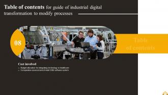 Guide Of Industrial Digital Transformation To Modify Processes Complete Deck Impactful Analytical