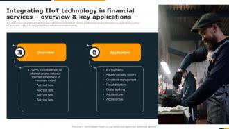 Guide Of Integrating Industrial Internet Integrating IIOT Technology In Financial Services Overview