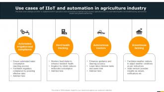 Guide Of Integrating Industrial Internet Use Cases Of IIOT And Automation In Agriculture