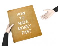 Guide of make money stock photo