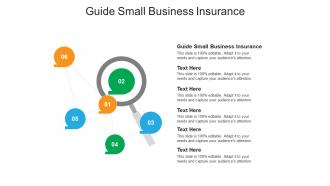 Guide small business insurance ppt powerpoint presentation styles outfit cpb