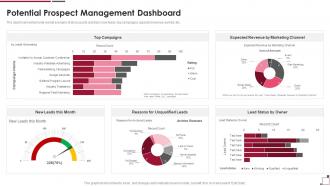 Guide To Build Strawman Proposal Potential Prospect Management Dashboard