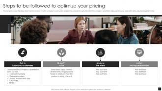 Guide To Common Product Pricing Strategies Steps To Be Followed To Optimize Your Pricing