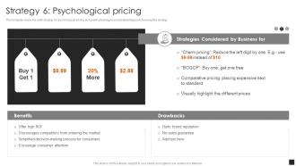 Guide To Common Product Pricing Strategies Strategy 6 Psychological Pricing Ppt Slides Templates