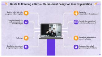 Guide To Create Anti Sexual Harassment Policy Training Ppt