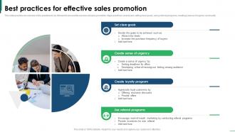 Guide To Creating Global Best Practices For Effective Sales Promotion Strategy SS