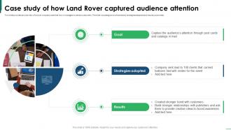 Guide To Creating Global Case Study Of How Land Rover Captured Audience Attention Strategy SS