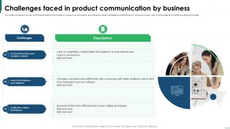 Guide To Creating Global Challenges Faced In Product Communication By Business Strategy SS