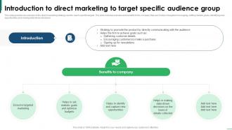 Guide To Creating Global Introduction To Direct Marketing To Target Specific Strategy SS
