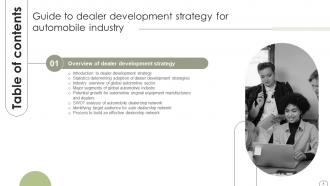 Guide To Dealer Development Strategy For Automobile Industry Strategy CD Pre-designed Multipurpose