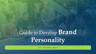 Guide to develop brand personality Branding CD V
