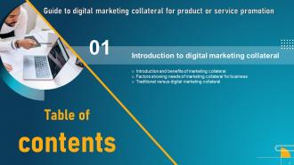 Guide To Digital Marketing Collateral For Product Or Service Promotion Complete Deck MKT CD Good Impressive