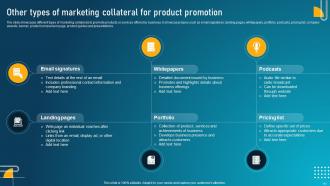 Guide To Digital Marketing Collateral For Product Or Service Promotion Complete Deck MKT CD Adaptable Interactive