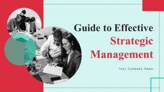 Guide To Effective Strategic Management Powerpoint Presentation Slides Strategy CD V Guide To Effective Strategic Management Powerpoint Presentation Slides Strategy CD
