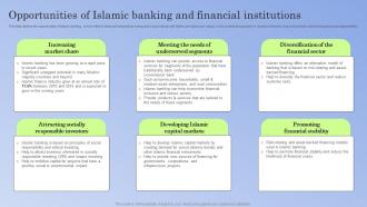 Guide To Islamic Banking Opportunities Of Islamic Banking And Financial Institutions Fin SS V