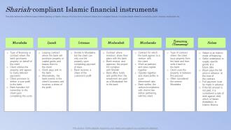Guide To Islamic Banking Shariah Compliant Islamic Financial Instruments Fin SS V