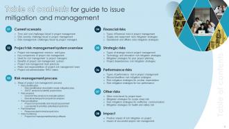 Guide To Issue Mitigation And Management Powerpoint Presentation Slides Researched Slides