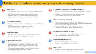 Guide To Manage Responsible Technology Playbook Powerpoint Presentation Slides Impactful Researched
