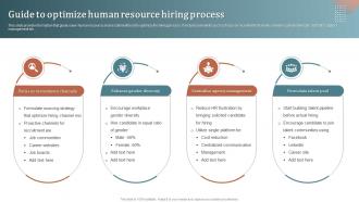 Guide To Optimize Human Resource Hiring Process