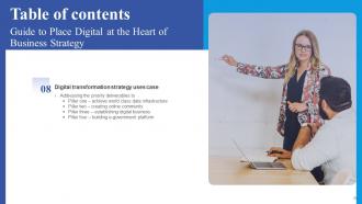 Guide To Place Digital At The Heart Of Business Strategy Powerpoint Presentation Slides Strategy CD V Image Professionally