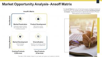 Guide to understanding the competitive market analysis ansoff matrix