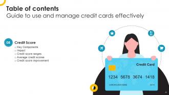 Guide To Use And Manage Credit Cards Effectively Fin CD Captivating Impressive