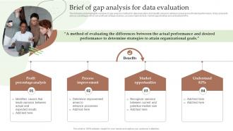 Guide To Utilize Market Intelligence Brief Of Gap Analysis For Data Evaluation MKT SS V