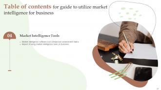 Guide To Utilize Market Intelligence For Business Powerpoint Presentation Slides MKT CD V Appealing Editable