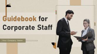 Guidebook For Corporate Staff Powerpoint Presentation Slides HB V