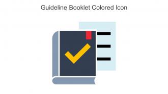 Guideline Booklet Colored Icon In Powerpoint Pptx Png And Editable Eps Format