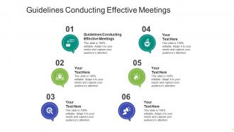Guidelines conducting effective meetings ppt powerpoint presentation file cpb