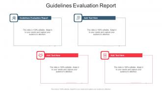 Guidelines Evaluation Report In Powerpoint And Google Slides Cpb