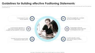 Guidelines For Building Effective Positioning Statements Positioning Strategies Enhance