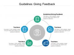 Guidelines giving feedback ppt powerpoint presentation summary gallery cpb