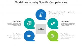 Guidelines Industry Specific Competencies Ppt Powerpoint Presentation Portfolio Cpb