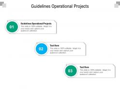 Guidelines operational projects ppt powerpoint presentation professional show cpb