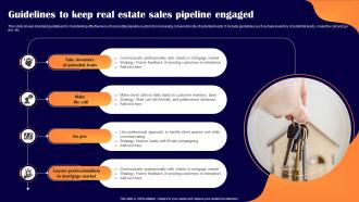 Guidelines To Keep Real Estate Sales Pipeline Engaged