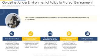 Guidelines under environmental policy to strategic overview of oil and gas industry ppt show