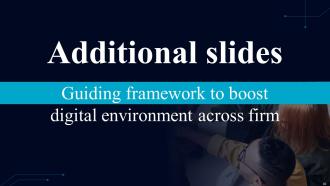 Guiding Framework To Boost Digital Environment Across Firm Powerpoint Presentation Slides Slides Graphical
