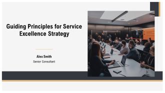 Guiding Principles For Service Excellence Strategy PPT Structure AT