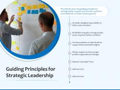 Guiding principles for strategic leadership