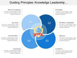 Guiding principles knowledge leadership efficiency commitment flexibility adaptability